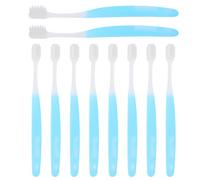 WEKAMOS 10 Pièces Toothbrush Set For Sensitive Teeth With Soft Bristles Portable Plastic Handle Toothbrush For Gentle Gum Care Travel And Hotel Use