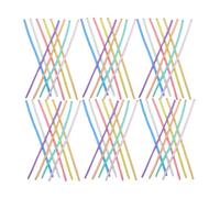 WEKAMOS 100 pièces Ballons Latex Longs Métalliques pour Modélisation DIY Décorations de Fête Colorées Ballons à Tordre pour Animaux et Fleurs Accessoires Festifs Multicolores
