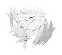 WEKAMOS 100 pièces Enfile Aiguilles Acier Inoxydable Large Chas Rapide Outil de Couture Manuel pour Broderie et Point de Croix Accessoire Pratique pour Machine à Coudre