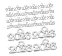 WEKAMOS 100 Pièces Lot de Breloques Alliage Petits Charms DIY pour Bijoux Porte-clés Souvenirs Durables Résistants et Décoratifs