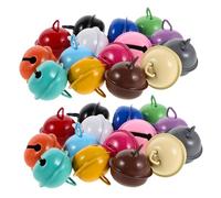WEKAMOS 100 Pièces Pet Collar Bells Candy Color Small Pendant Charms For Cats Dogs Lightweight Decorative Neck Bells For DIY Jewelry Making