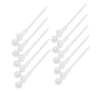 WEKAMOS 100 Pièces Practical Pinwheel Parts Plastic Windmill Making Rods for DIY Crafts Group Activities Outdoor Use