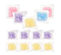 WEKAMOS 100 Sachets de Perles Parfumées Multicolores Linge - Adoucissant Doux Action Rapide Anti-Statique Compatibles Lave-Linge Parfum Longue Durée pour Vêtements Frais