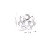 WEKAMOS 1000 Pièces Iron Flower Bead Caps For Jewelry Making Decorative Hollow Spacer Caps For DIY Bracelets And Necklaces Crafting