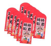 WEKAMOS 12 Pièces Envelopes Year Of The Horse Chinese Year Thick Paper Lucky Money Packets For Spring Festival Celebrations