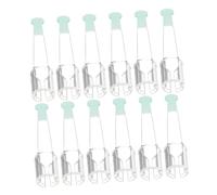 WEKAMOS 12 Pièces Silicone Ear Wax Remover Tips Replacement Set For Teens Adults Soft Replaceable Ear Cleaner Accessories Portable And Safe For Use