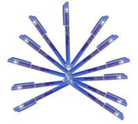 WEKAMOS 12 pièces Stylo Bille Effaçable Bleu Pointe Fine pour Écriture Lisse et Correction Facile Fournitures Scolaires et Bureau pour Étudiants et Professionnels