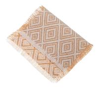 WEKAMOS 12 pour Maison de Poupée Tapis Miniatures Faits Main en Tissu Robuste Motif 1X1 Chevrons Beige Clair 16×10 CM Accessoire Décoratif pour Meubles Miniatures et Scènes