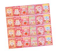 WEKAMOS 120 Pièces Year Of The Horse Envelopes Cartoon Lucky Money Packets For Spring Festival Chinese Year Celebration