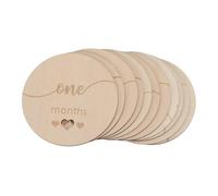 WEKAMOS 15 pièces Cartes Étapes Garçon Fille Naturel Disques Mensuels pour Né Accessoires Photo Sécurisés et pour Premières Photos de Garçon Fille