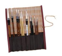 WEKAMOS 15 pièces Pinceaux de Peinture à Manche pour Calligraphie Chinoise pour Débutants et pour Aquarelle et Dessin Sumi