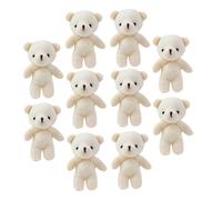 WEKAMOS 15 pièces Porte Clés Mini Ours Peluche Décoratif Poupée Douce Coton PP Pendentif Animal Mignon pour Décoration Maison et Projets DIY Cadeau Danniversaire