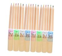WEKAMOS 16 Ensembles Set de Mini Crayons de Couleur pour Garçon Fille et Artistes Tube Portable avec Crayon Intégré Assortiment de Couleurs Courtes par Tube Fournitures Scolaires et Dessin