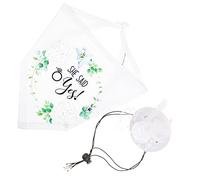 WEKAMOS 1ensemble Chapeau Et Écharpe De Mariage pour Chien Accessoires Élégants pour Animaux Costume Unique avec Inscription My Humans are Getting Married pour Célébrations Spéciales