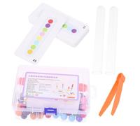 WEKAMOS 1Ensemble Montessori Bois pour Développement de Motricité Fine Ans Activités Éducatives Boules et Cartes pour Garçon Fille Jeu