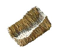 WEKAMOS 1pièce Lit De Herbe Tressée pour Animaux Nid Confortable pour Lapin Cobaye Et Chinchilla Accessoire Pratique pour Habitat Animal Dimensions