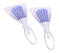 WEKAMOS 2 Ensembles Mini Brosses et à Poussière pour Cage avec Crochet Mural Outil de Nettoyage Pratique pour Hamster Lapin Cochon Dinde et Petits Animaux Couleur Couleur Aléatoire