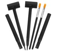 WEKAMOS 2 Ensembles Outils de Fouille Archéologique pour Garçon Fille Marteaux et Pinceaux Éducatif pour Développer la Motricité et Apprendre la Culture