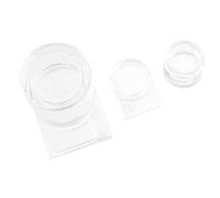 WEKAMOS 2 pièces Ant Water Feeder Transparent Bowl for Ant Nest Practical Easy to Clean Design Large Small for Feeding and Hydrating