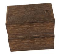 WEKAMOS 2 pièces Boîte de Rangement Vintage avec Couvercle Coulissant Lot de Petites Boîtes à Bijoux Compactes Coffret pour Protection et Organisation des Bijoux