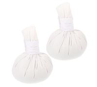 WEKAMOS 2 pièces Boules de Massage Chinoises Naturelles Compresses Chauffantes Coton Doux pour Massage Moxibustion et Compresses Thermiques Relaxation et Au Style Thaï