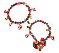 WEKAMOS 2 Pièces Clip De Papeterie Col Noeud pour Chien Accessoires pour Animaux De Noël