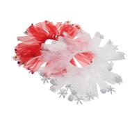 WEKAMOS 2 Pièces Collier Tutu pour Petits Chiens en Tulle Léger et Polyester, Ajustement Flexible pour Occasions Spéciales et Fêtes Élégantes