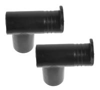 WEKAMOS 2 pièces Connecteurs Angle pour Portants à Vêtements de Noir pour Joints de Portant et Sturdy Accessoires Universels pour Buanderie et Rangement de Vêtements