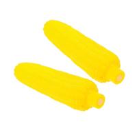 WEKAMOS 2 Pièces de maïs Qui Sonne Jouets Boule de pincement de Sable Costume de maïs Faux maïs Squishy agité Bonbon Asiatique Squishy au Fromage Jouer au maïs Bananes Vinyle Yellow