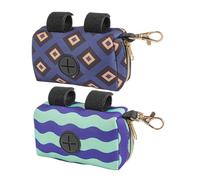 WEKAMOS 2 pièces Distributeur de Sacs à Portable pour Déchets de Couches Organiseur et Pratique pour Voyage Extérieur pour Sacs Poubelle et Animal