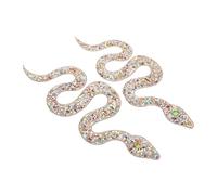WEKAMOS 2 Pièces Écussons Appliques Décoratives Strass Forme de Serpent à Appliquer Au Fer pour Accessoires de Vêtements Chaussures Sacs et Chapeaux pour Diy et Revalorisation de Vêtements