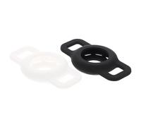 WEKAMOS 2 pièces Étui Silicone Protecteur pour Collier GPS Chien Chat Anti-Perte Traceur Compatible Léger et Confortable Lot de Noir Blanc