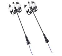 WEKAMOS 2 pièces Luminaire de Modèle à LED pour Aménagement Paysager Détails Réalistes et Charmants