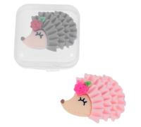 WEKAMOS 2 pièces Outil Fixation pour Diamant Peinture Locators Hérisson Support DIY pour Perçage Kit Couleurs Gris et Rose Aide Au Collage Diamant