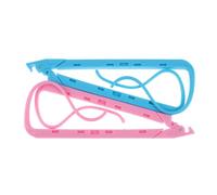 WEKAMOS 2 pièces Pince de Lecture Pliable Support Réglable pour Bureau Maintien Clips Robustes pour Tenir Pages Bleu Rose