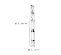 WEKAMOS 2 pièces Pinceaux Rechargeables Lot de Stylos Pinceaux Calligraphie Chinoise à Poils Synthétiques Design Stylo Facile à Utiliser pour Étudiants et Artistes