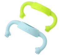 WEKAMOS 2 pièces Poignées Silicone pour Biberons Poignée Portable pour Bébés Ergonomique et Facile à Soutien pour Apprentissage Boisson