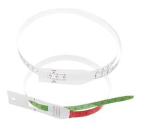 WEKAMOS 2 pièces Ruban de Mesure Corps et Tête Flexible Ruban Mesureur Portable pour Circonférence Bras et Tête Compact et Sécurisé pour Garçon Fille et Adulte Blanc