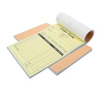 WEKAMOS 2 Pièces Small Business Invoice Book With Carbon Copy Receipt Pad For Efficient Order Management And Financial Records Portable Retail Invoice Forms