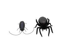 WEKAMOS 2 pièces Solaire Éducatif Araignée et Cafard Simulation Modèle Vibrant Automatique pour Jeu Extérieur Créatif Garçons Filles Ans