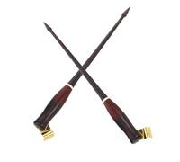 WEKAMOS 2 Pièces Stylo Plume Calligraphie Polyvalent pour Calligraphie et Hand Lettering en Résine et Bois Foncé Vintage Outil Élégant pour Débutants pour Écriture Artistique