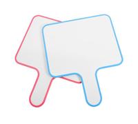 WEKAMOS 2 pièces Tableau Effaçable Sec Double Face Portable avec Poignée Planche Main Pratique pour Score et Écriture Réutilisable de Paddles pour Événements Sportifs et Réunions
