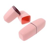 WEKAMOS 2 Pièces Travel Toothbrush Holder with Leakproof Cover Ventilated Toothpaste Storage Box for Camping Business Trips