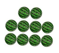WEKAMOS 20 pièces Balles Rebondissantes Motif Pastèque Petites Balles Élastiques pour Jeux Extérieurs Piscine et Aire de Jeux Jouets Garçon Fille pour Fête et Loisirs Couleur Aléatoire