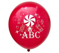 WEKAMOS 20 Pièces Ballons Colorés Latex Décoratifs pour Rentrée Scolaire Imprimés Sucette Cartoon Décor Fête Anniversaire Ambiance pour Classe et Fête