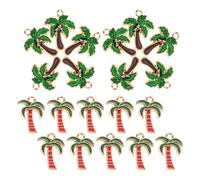 WEKAMOS 20 pièces Pendentifs Bijoux Style Hawaii Alliage pour Colliers et Boucles Oreilles Accessoires DIY Charmants pour Créations Uniques