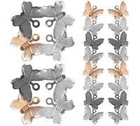 WEKAMOS 200 Breloques Rétro en Alliage Multicolore pour Création de Bijoux, Pendentifs Diy, Accessoires Déco Cheveux, Fournitures Bracelet Collier