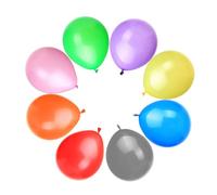 WEKAMOS 200 Pièces Ballons Latex Couleurs Assorties pour Décoration Anniversaire Mariage Fête Pack Complet Couleur Aléatoire