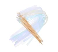 WEKAMOS 20Pcs Décoration De Fête Baguette De Magicien Banderoles Baguette Costume Accessoires Bâtons De Ruban De Mariage Rubans De Danse
