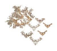 WEKAMOS 24 Pièces Stickers Vintage Coins Baroques pour Scrapbooking Autocollants Décoratifs pour Albums Photo Journaux et Projets DIY Lot de Faciles à Appliquer